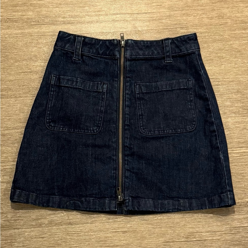 Denim Mini Skirt